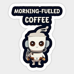 Morning Fuel for coffee lovers Sticker